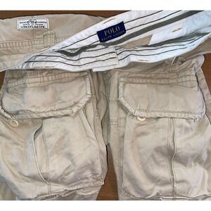 Polo Ralph Lauren Cargo Shorts Men 38 Hiking Beach Cruise‎ Preppy